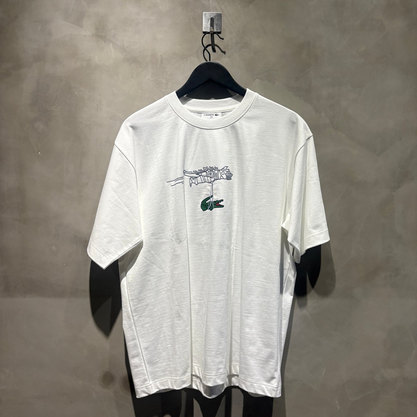 Lacoste x Godzilla 聯名系列 白色 短袖 全新