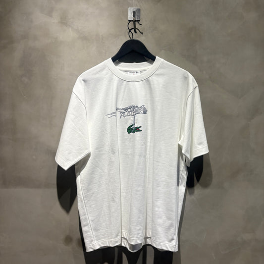 Lacoste x Godzilla 聯名系列 白色 短袖 全新