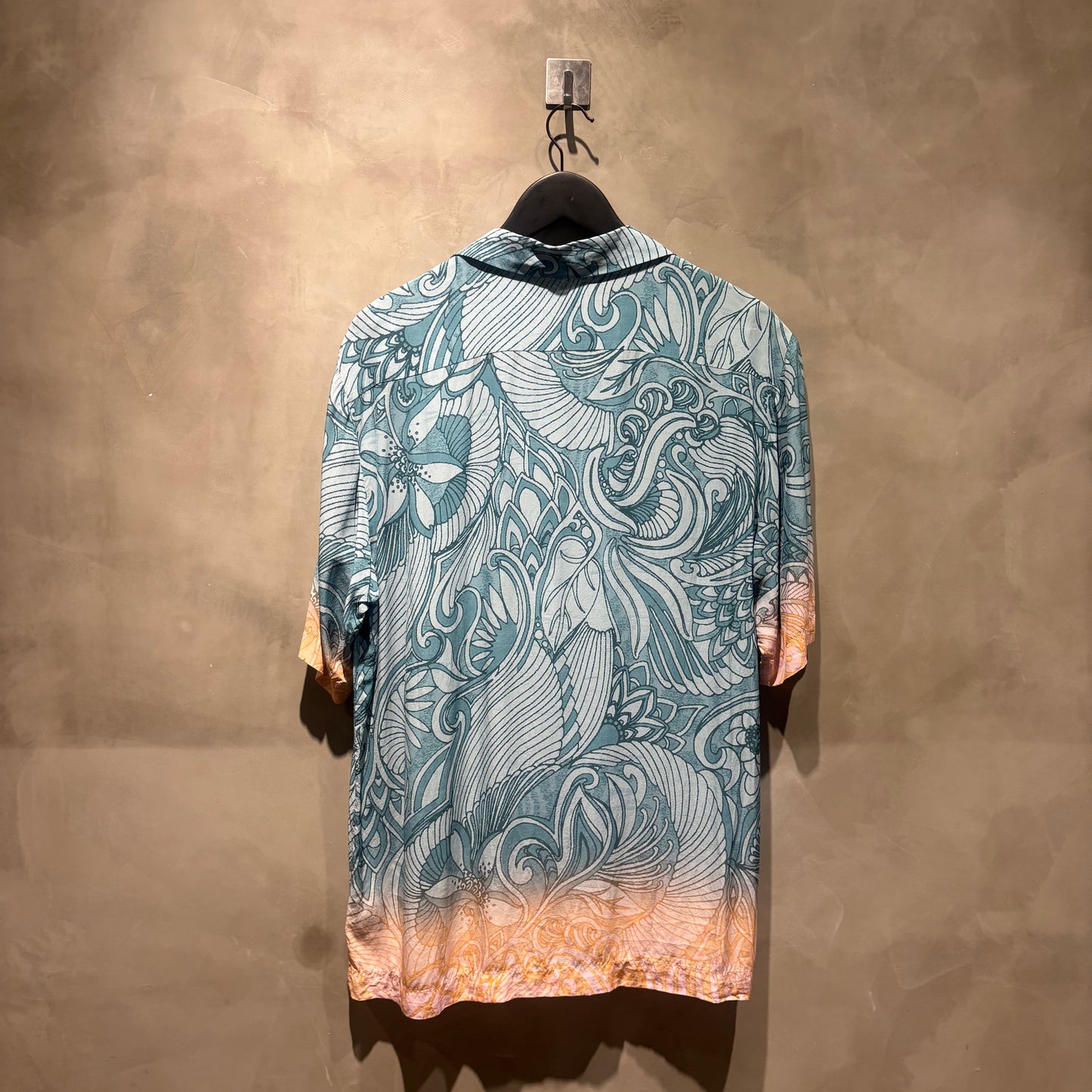 Dries Van Noten 藍色花襯衫 中古
