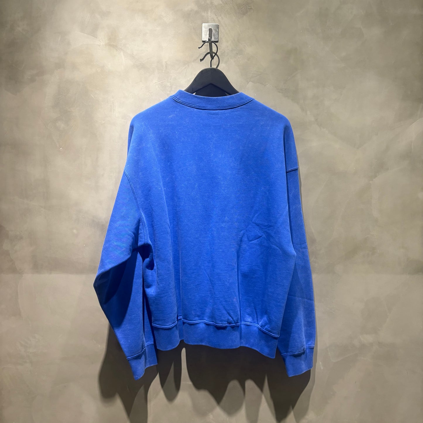 Nike x Stüssy Crewneck 聯名方框刺繡 大學T 寶藍色 全新