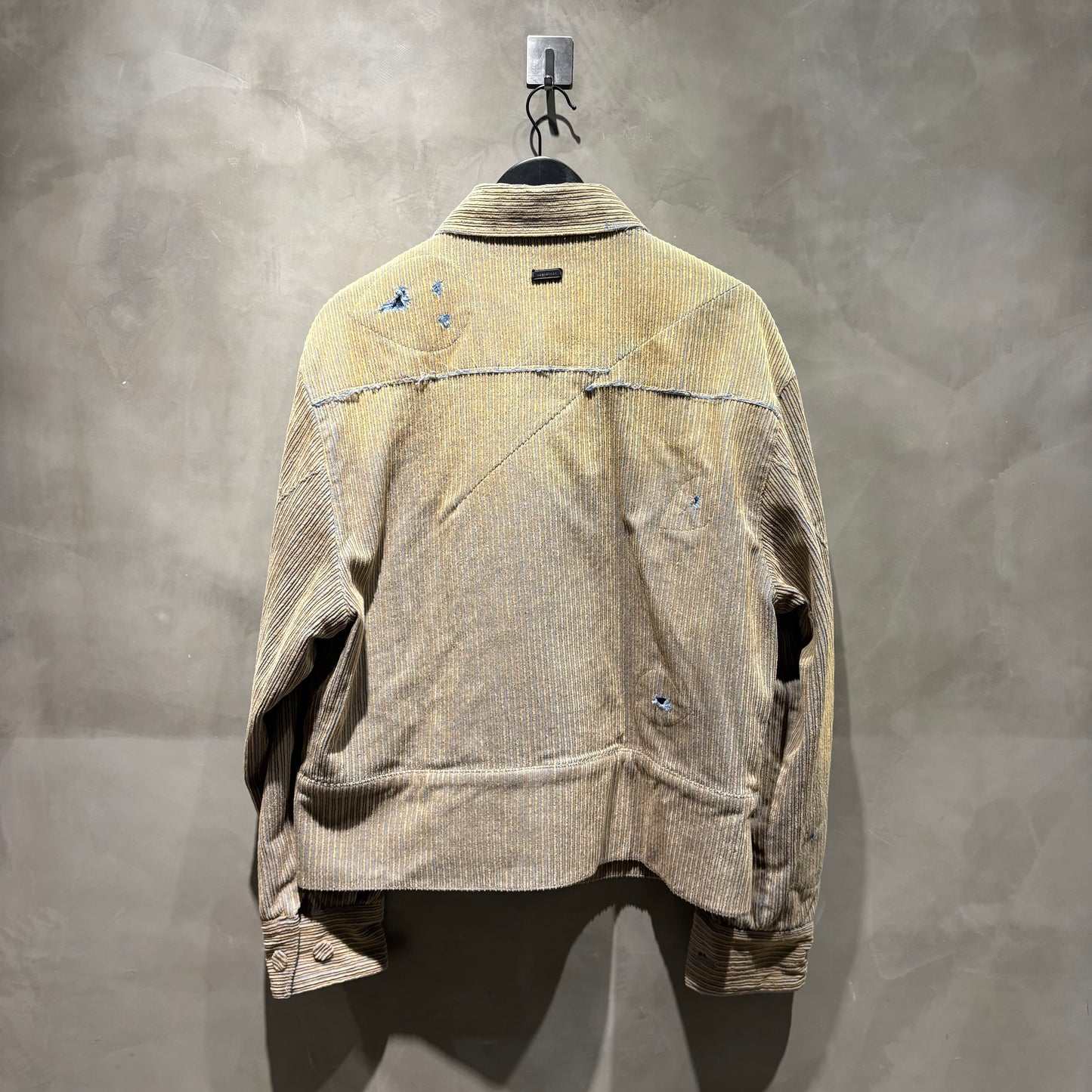 ADER error Distressed Jacket 米色燈芯絨 中古