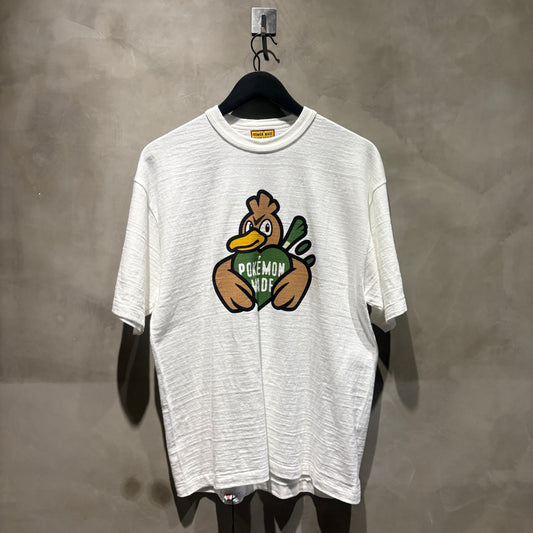 HUMAN MADE x Pokémon聯名系列 寶可夢 大蔥鴨 白色 全新