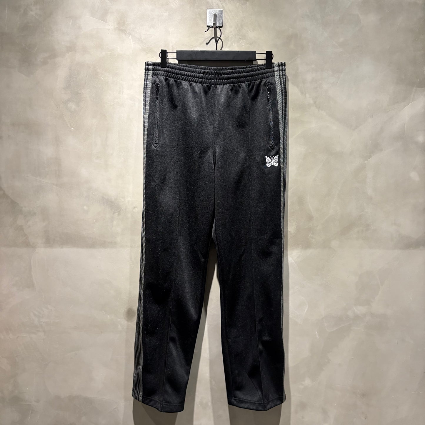 Needles Track Pant 黑灰 直筒 中古