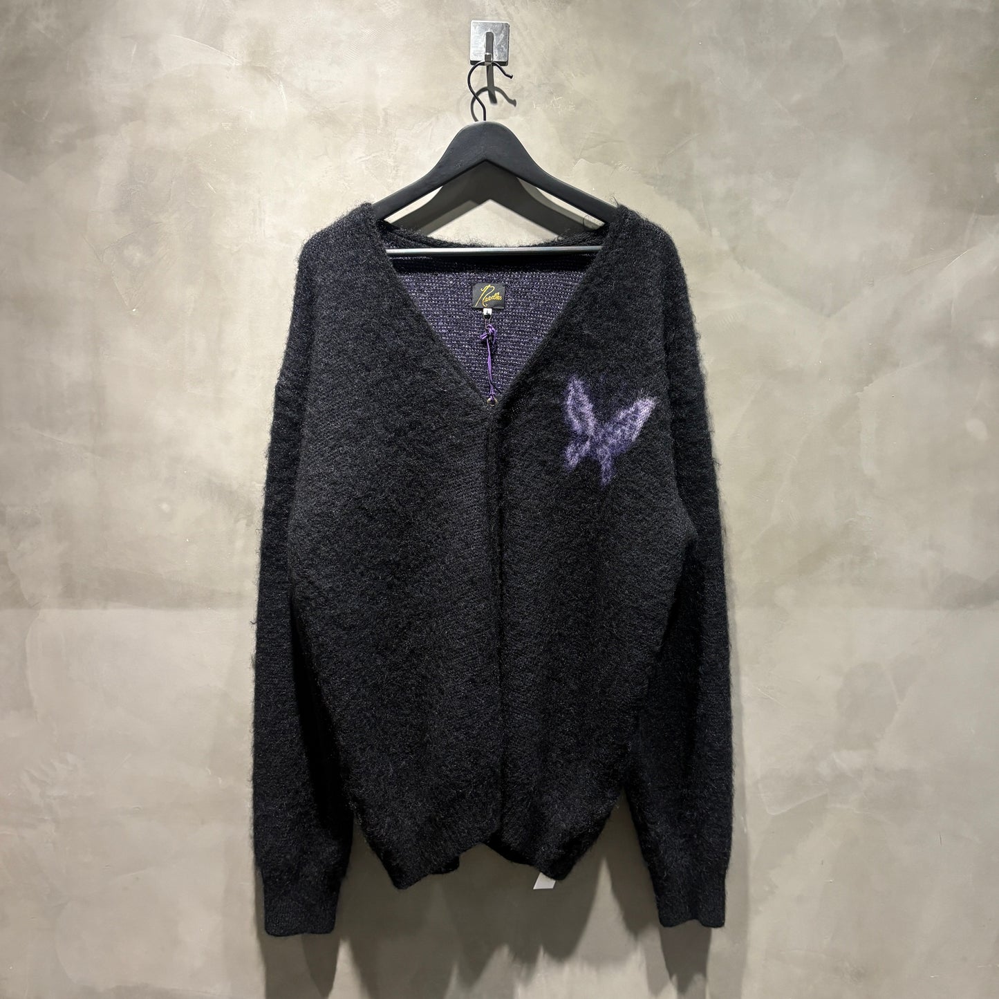 Needles 別注款 Mohair Cardigan 黑 針織 全新