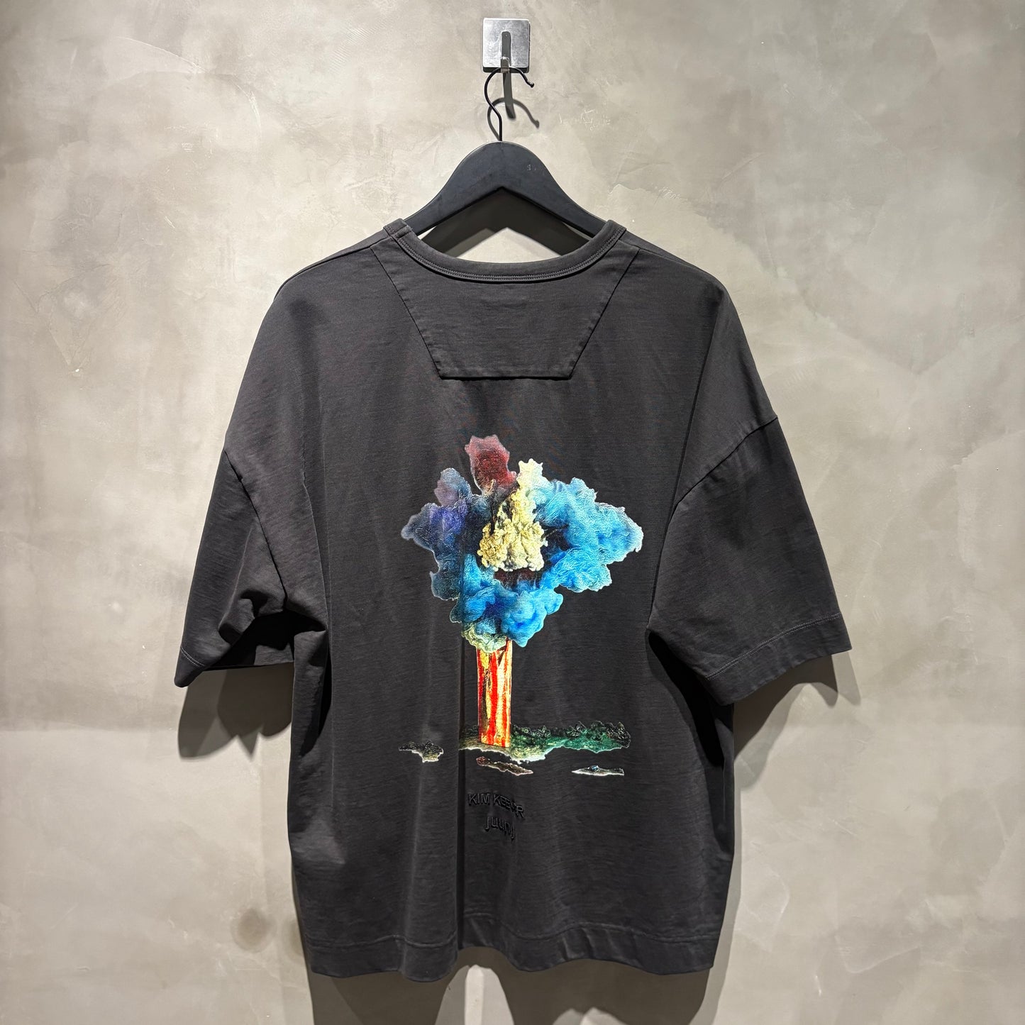 Juun.J Kim Keever Flower Base Print Short 印花 短袖 中古