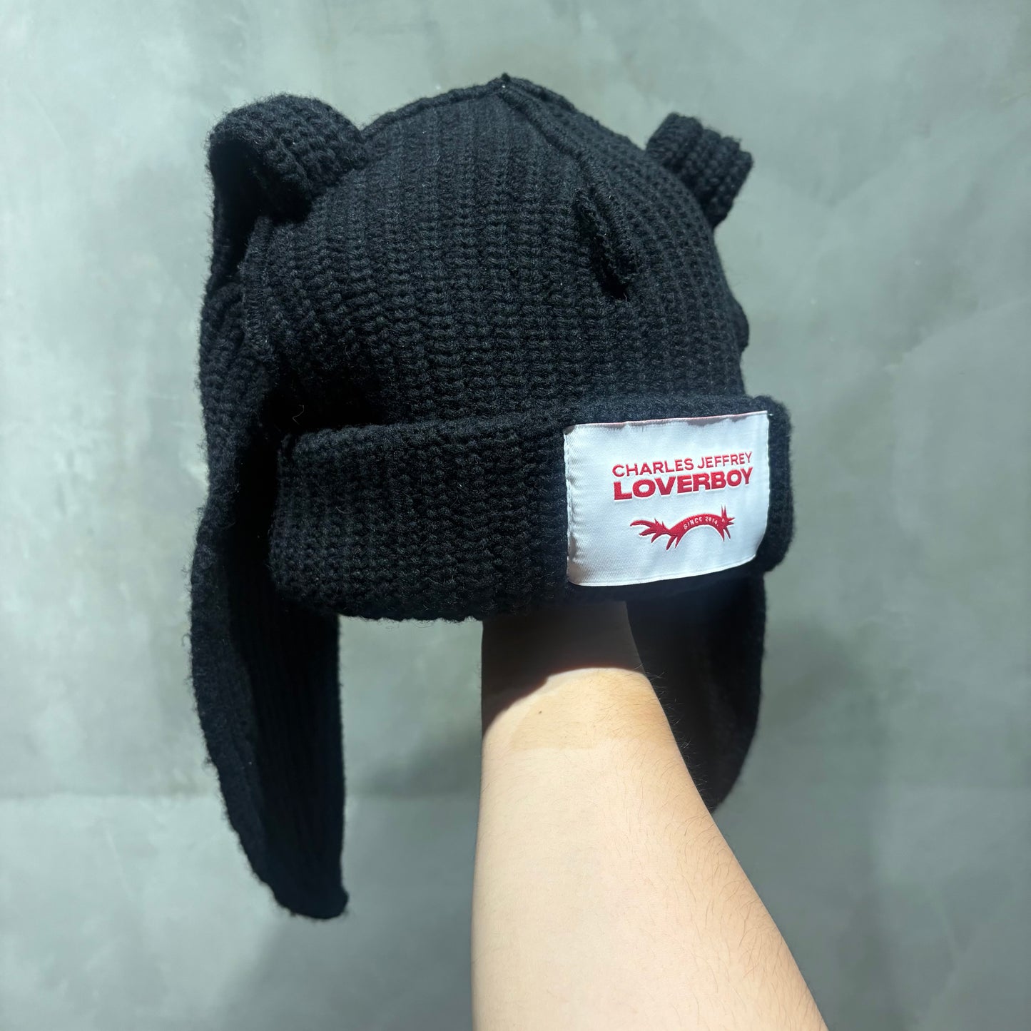 Charles Jeffrey LOVERBOY 耳朵毛帽 中古