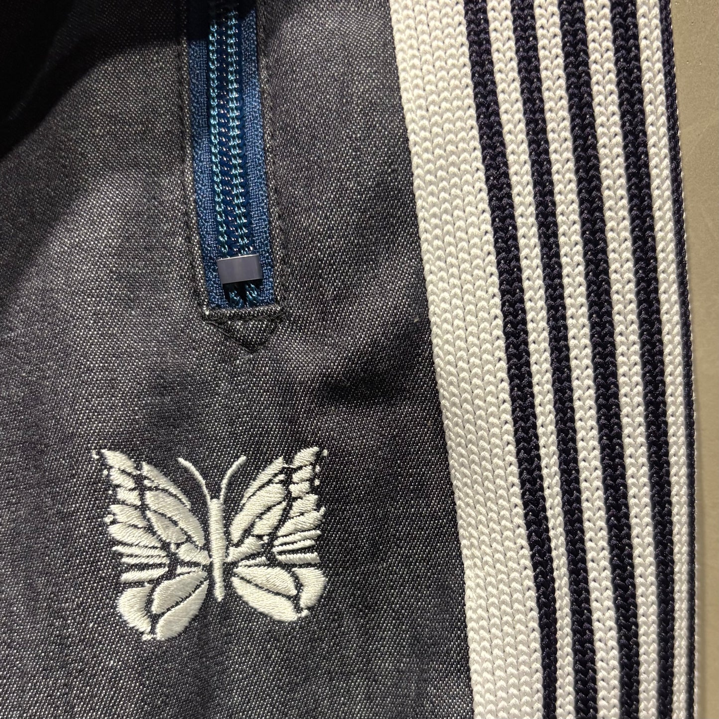 Needles 別注款 H.D.Track Pant - 6oz Denim 丹寧 深藍 全新 台灣現貨