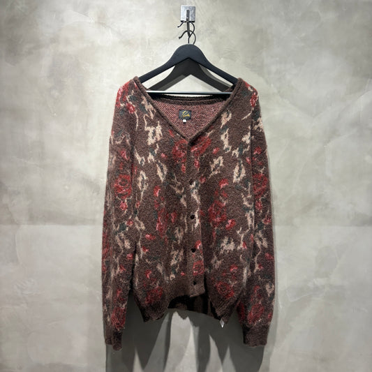 Needles Mohair Cardigan 花紋 針織 中古