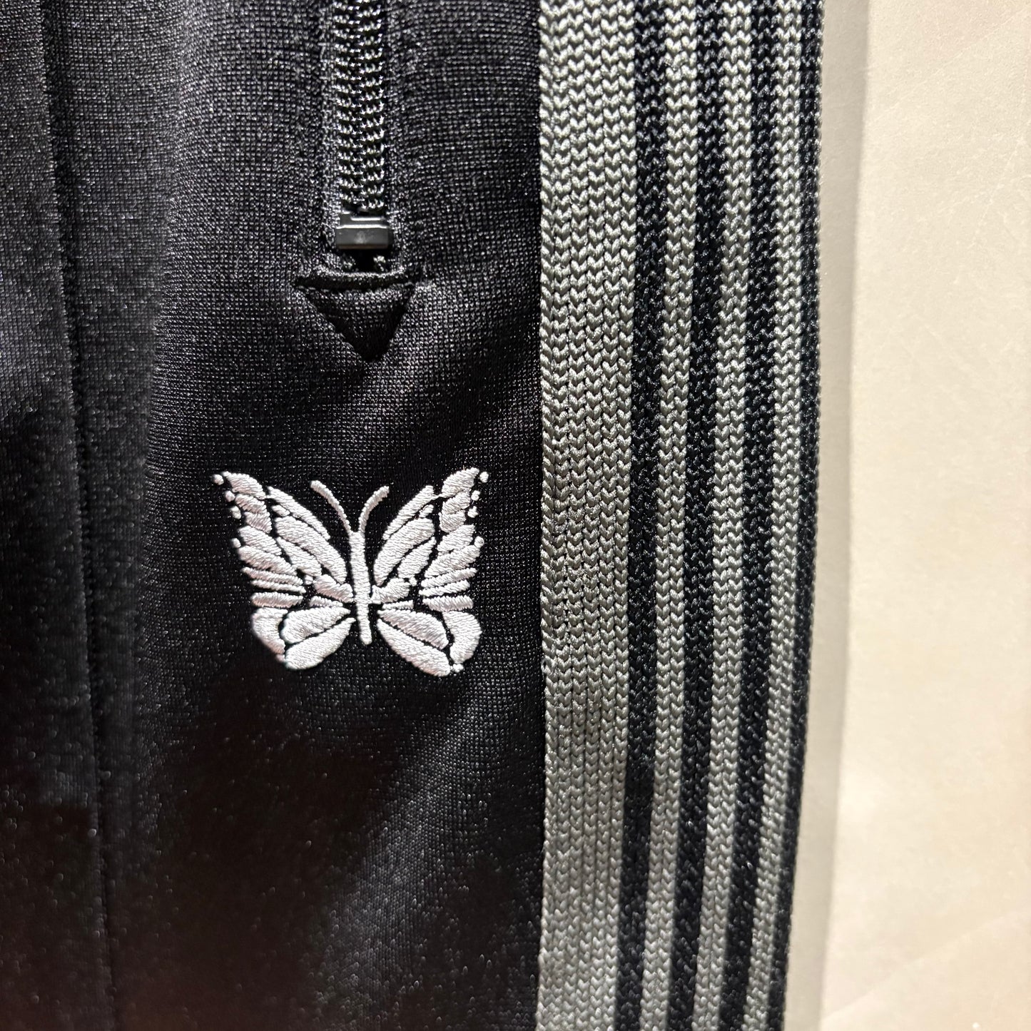 Needles Track Pant 黑灰 直筒 中古