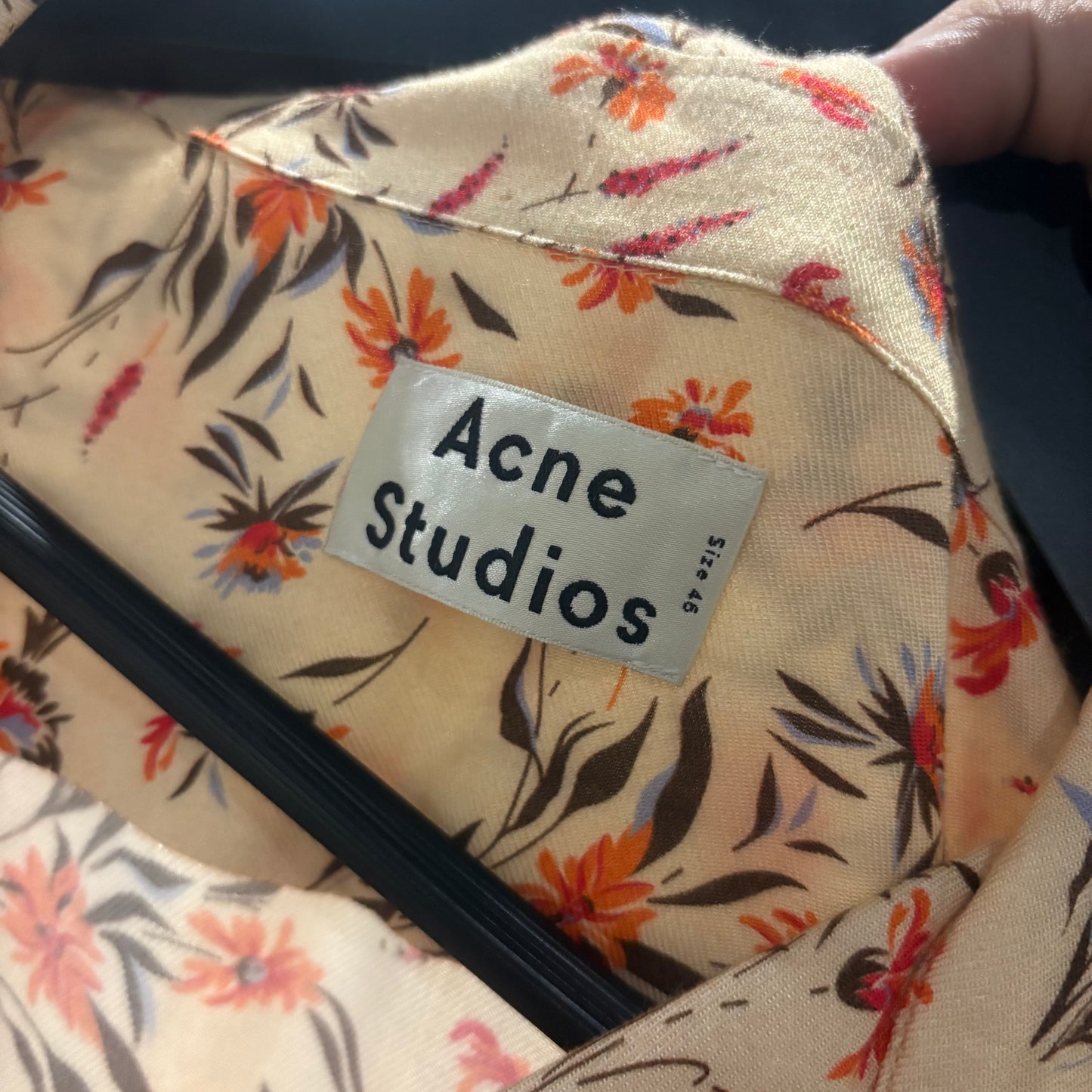Acne Studio Simon Fluid Acne Studio Simon Fluid 花卉 襯衫 中古