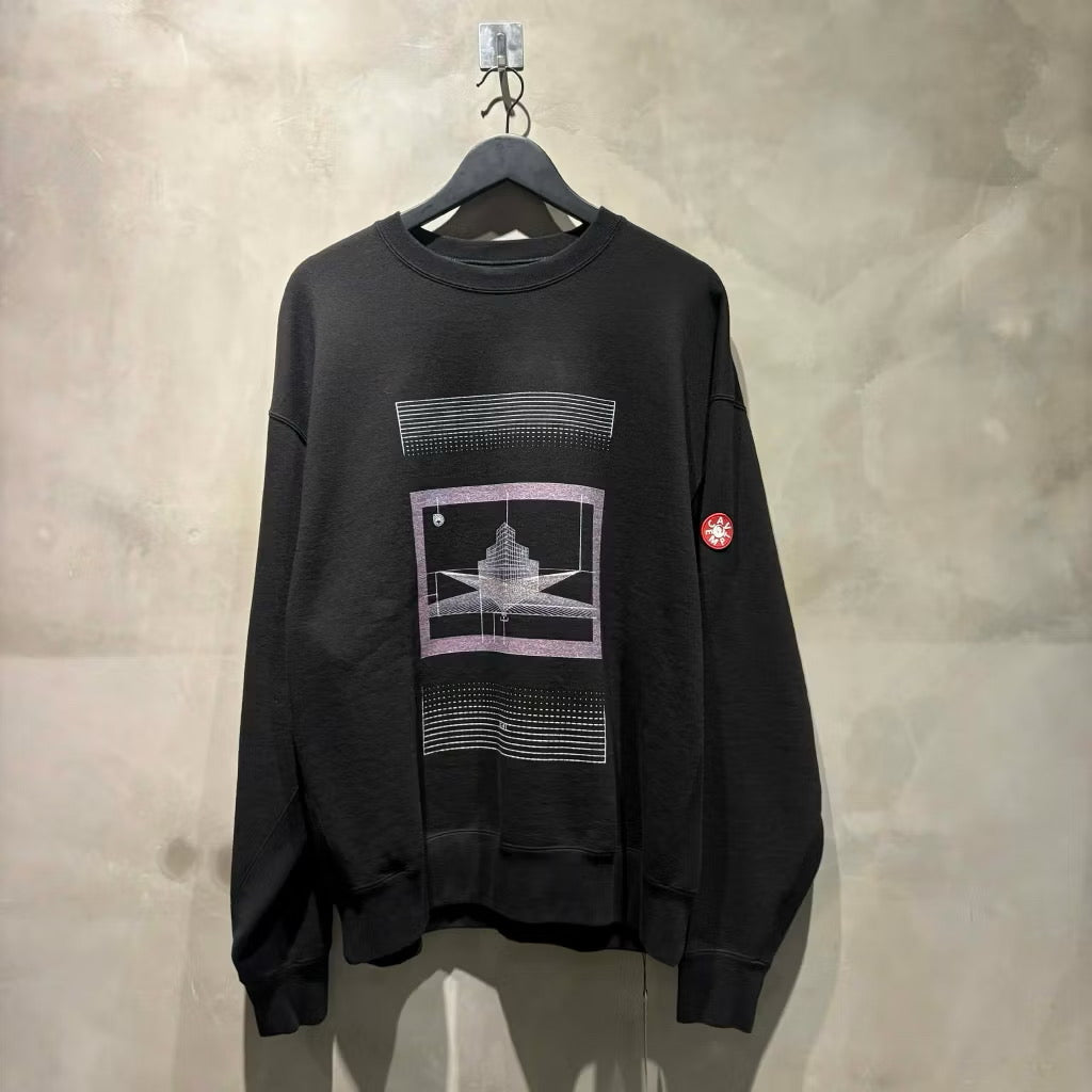 C.E Cav Empt AS Cdisc2_1 CREW NECK BLACK 衛衣 大學t