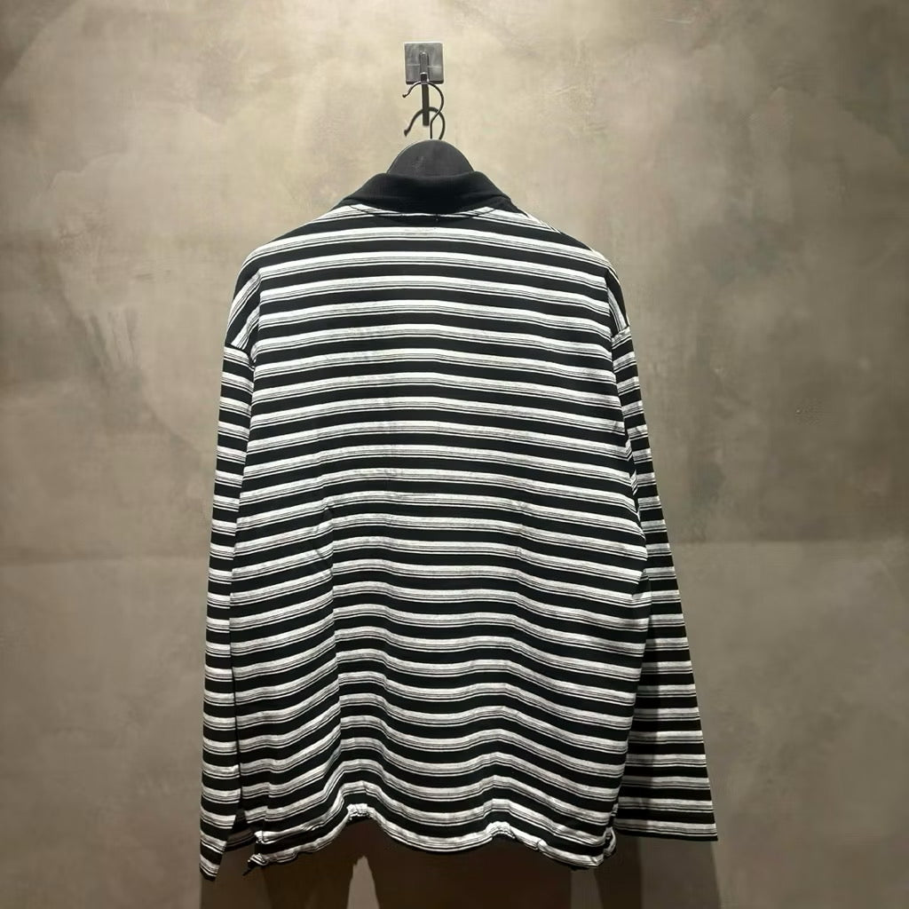 Clesste Multi Massive L/S Polo With Drawstrings長袖