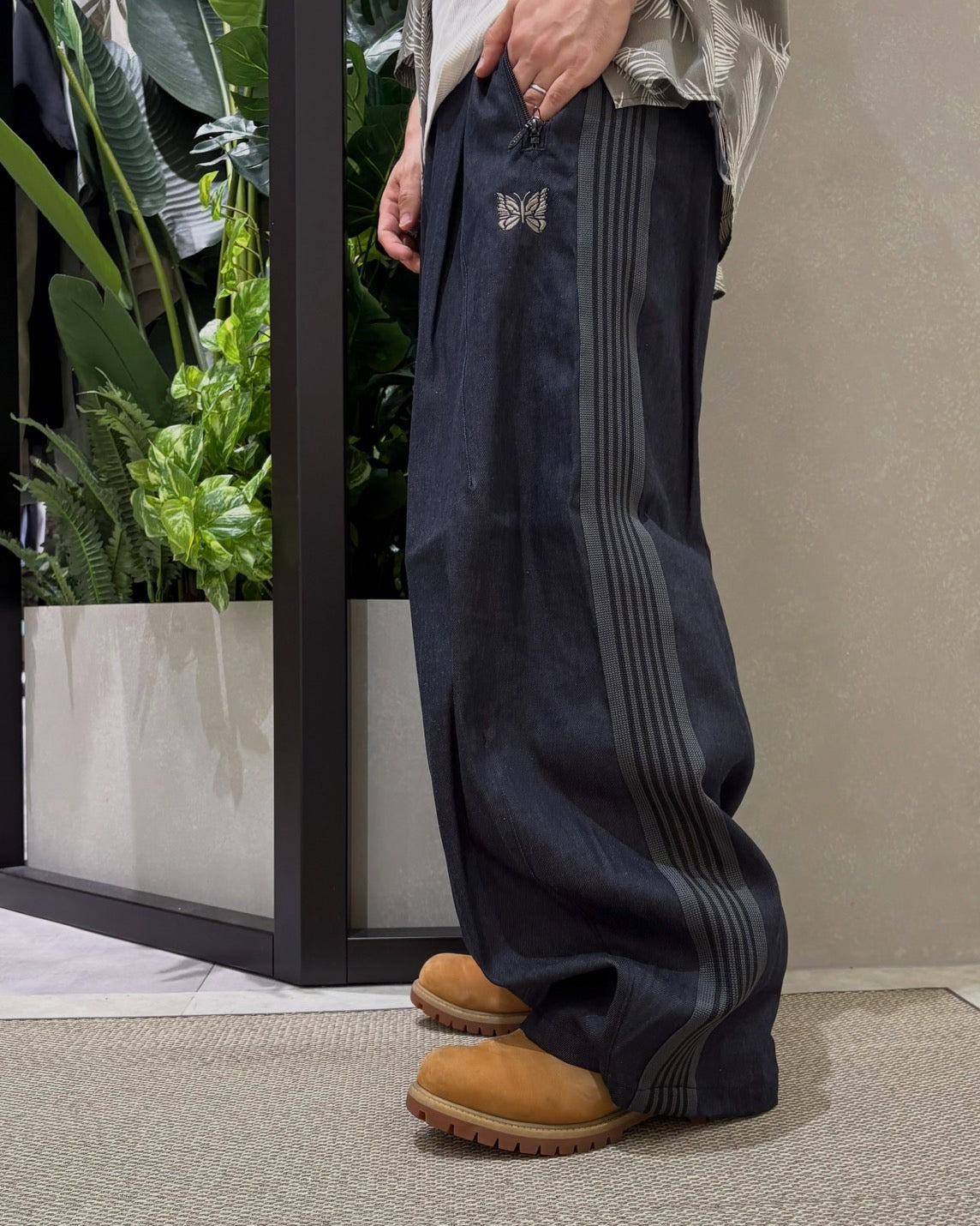 Needles 別注款 H.D. Track Pant - Denim 全新 台灣現貨