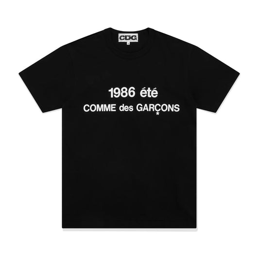 CDG 1986 Comme des Garçons T-Shirt 黑色 全新《連線優惠》
