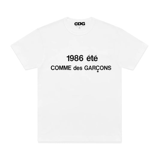 CDG 1986 Comme des Garçons T-Shirt 白色 全新《連線優惠》